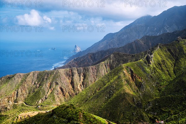 View of the Anaga Mountains near Taganana