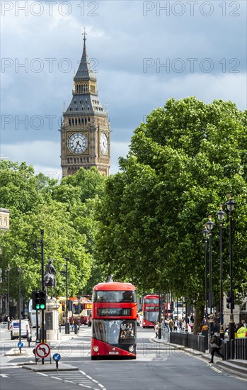 Red double decker bus