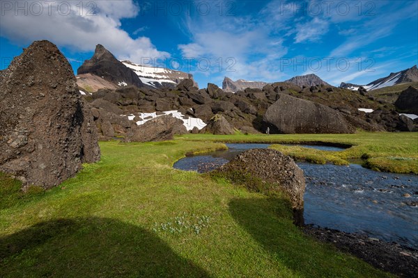 Storuro landslide in Dyrfjoell