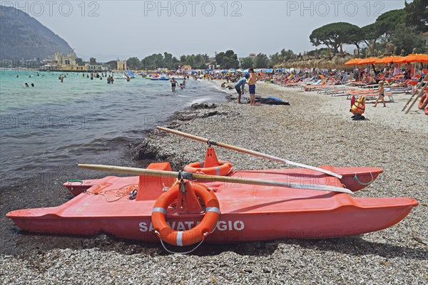 Mondello beach