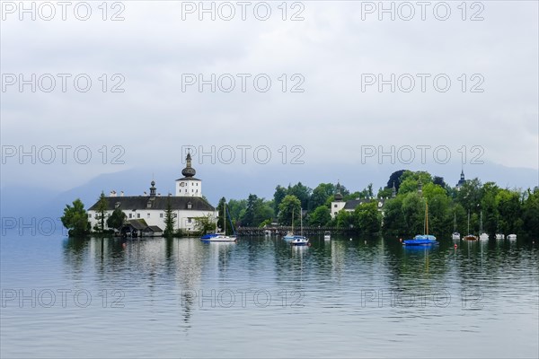 Orth Castle on Lake Traun in Gmunden