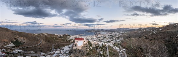 Aerial view of the church Agios Giorgios