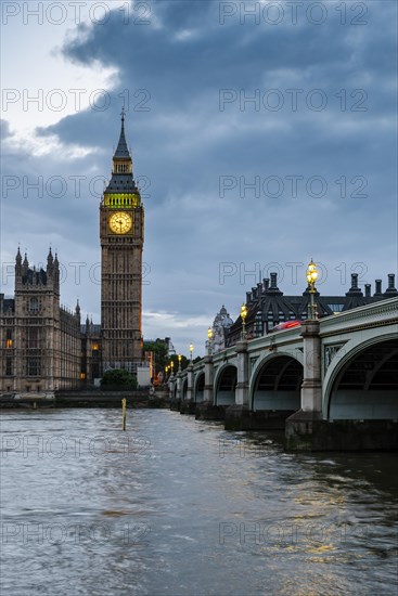 Westminster Bridge with Thames