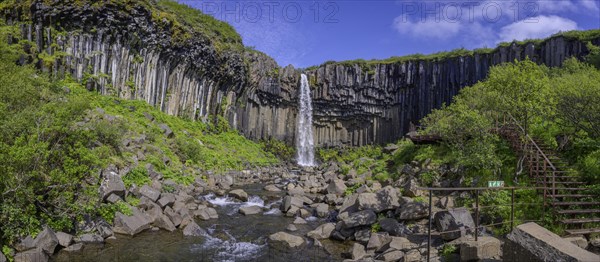 Svartifoss with viewing platform