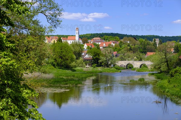 River Woernitz and old town