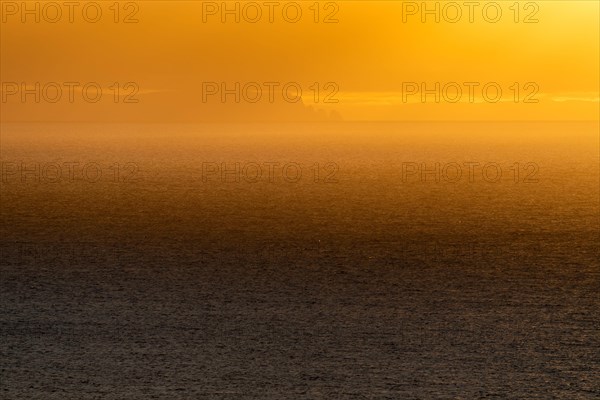 Coast of Strandir at sunset