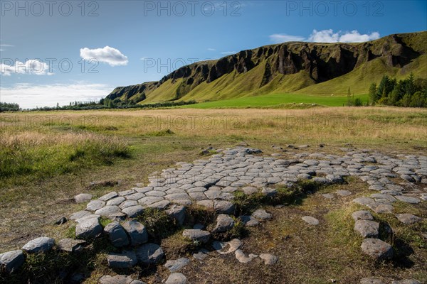 Glacier-carved basalt columns