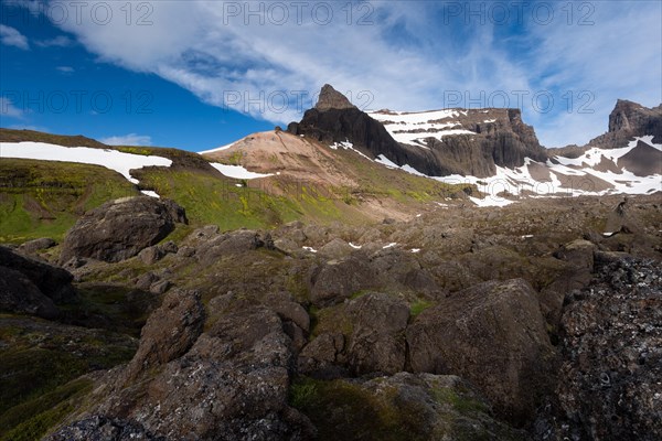 Storuro landslide in Dyrfjoell