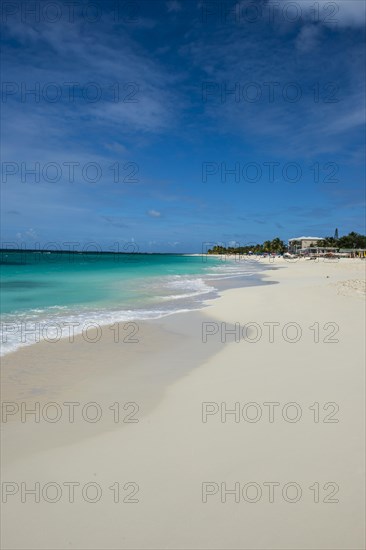 Turquoise waters and whites sand on the world class Shoal Bay East beach
