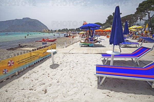 Mondello beach