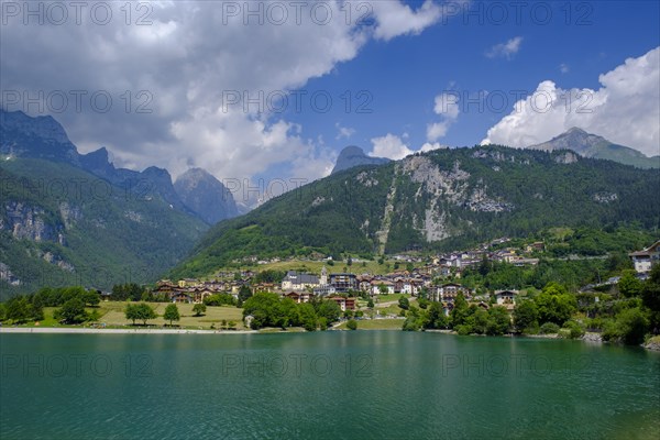 Molveno with Lake Molveno