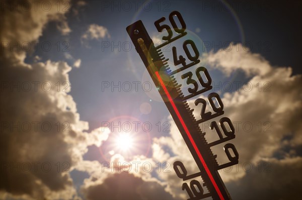 Symbolic image heat wave