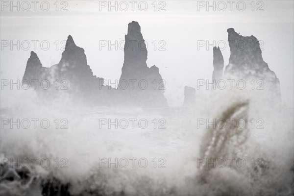 Storm with strong surf