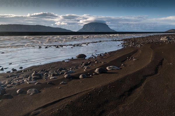 Glacial river Joekulsa a Fjoellum