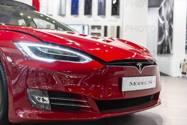 Red Tesla Model S