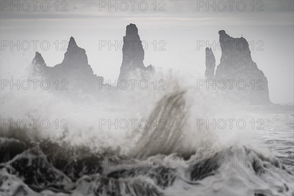 Storm with strong surf