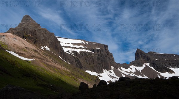 Storuro landslide in Dyrfjoell