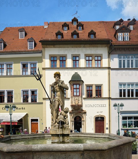 Neptune Fountain and Court Pharmacy