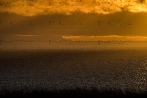 Coast of Strandir at sunset