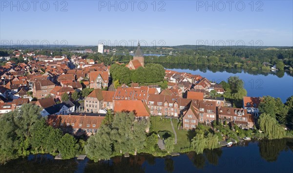 Aerial view of the old town