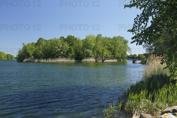 Small bridge to an island in the Saint Lawrence River