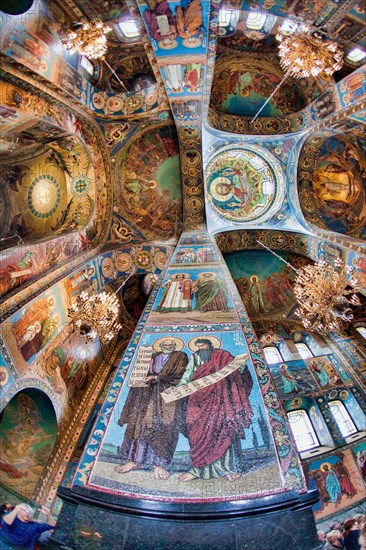 Interior of the Church of the Savior on Spilled Blood