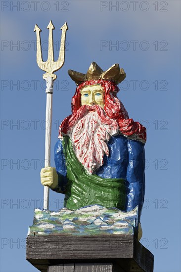 Neptune with trident