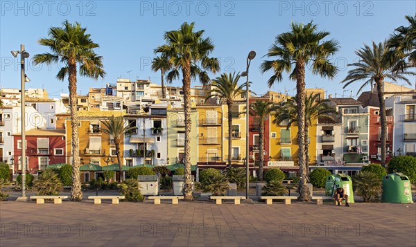 Colorful beachfront houses