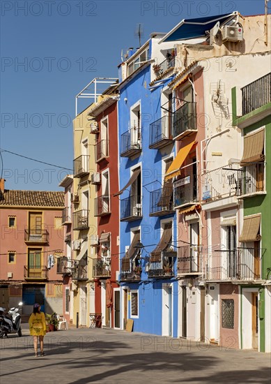 Colorful fishermen houses