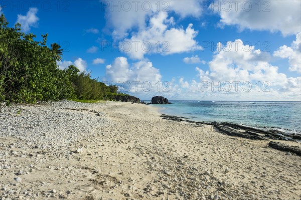 White sand beach in Avarua