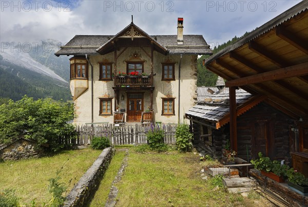 Old farmhouse in traditional style