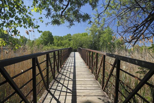 Small bridge to an island in the Saint Lawrence River