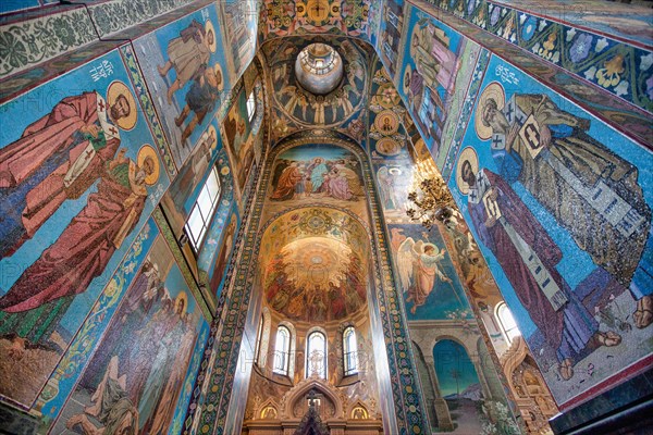 Interior of the Church of the Savior on Spilled Blood