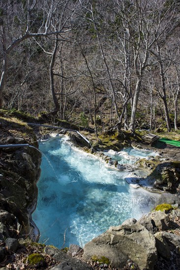 Beautiful hot water pools