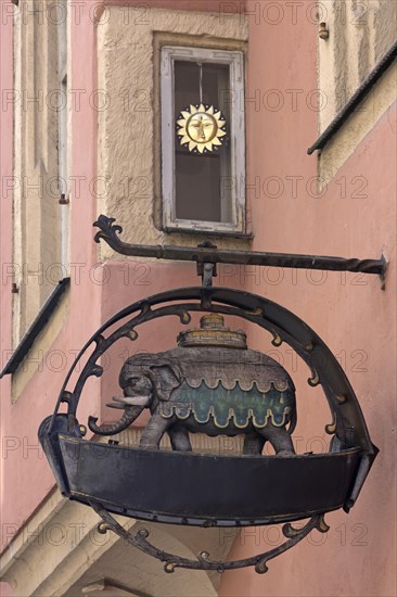 Nose sign of the Haus zum Elephanten