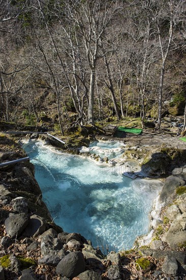 Beautiful hot water pools