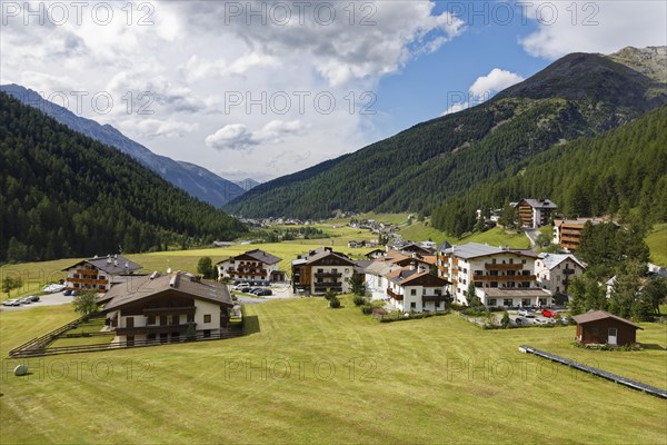 Upper mountain village Sulden