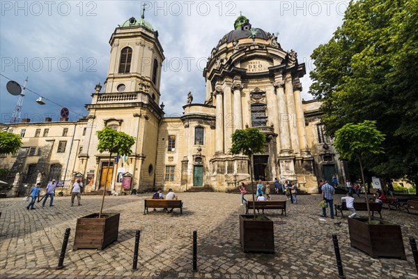 Dominican ornate baroque chrch and monastery