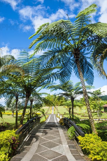 Park of the Baha'i House of Worship Samoa