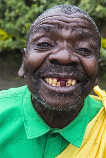 Friendly man at a Ceremony of former poachers