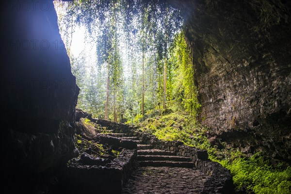 Cave system in the Virunga National Park