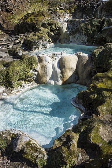 Beautiful hot water pools