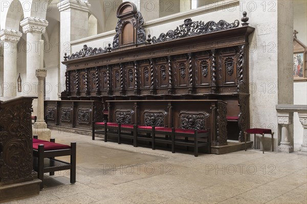 Choir stalls in the Schottenkirche St. Jakob