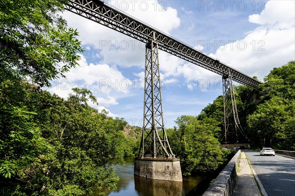 The Rouzat viaduct was built in 1869 by Eiffel on the Commentry