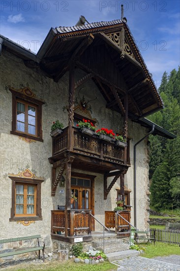 Old farmhouse in traditional style