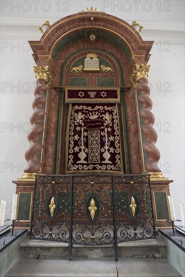 Torah shrine in the synagogue