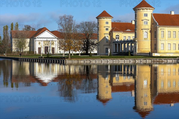 Rheinsberg Castle on Lake Grienerick