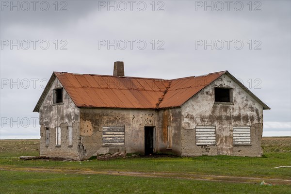 Abandoned derelict house