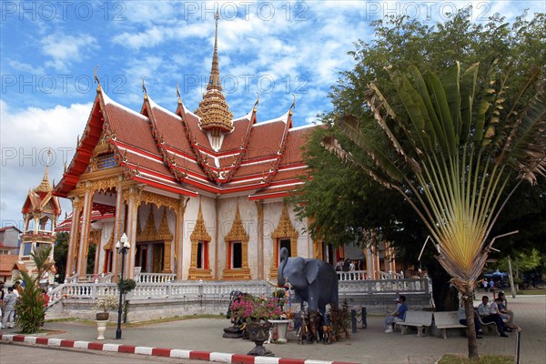 Temple in Wat Chalong monastery