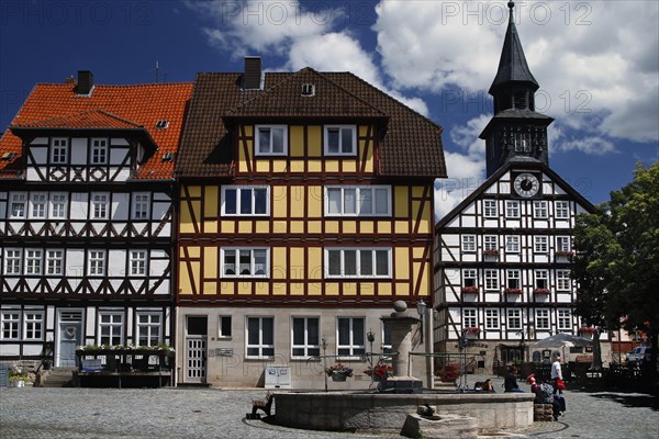 Market square with fountain